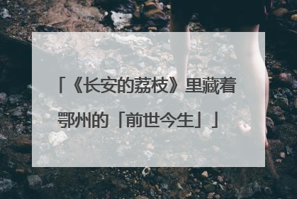 《长安的荔枝》里藏着鄂州的「前世今生」