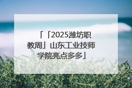 「2025潍坊职教周」山东工业技师学院亮点多多