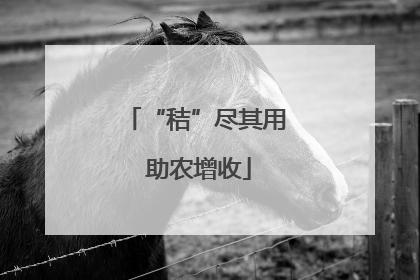 “秸”尽其用 助农增收