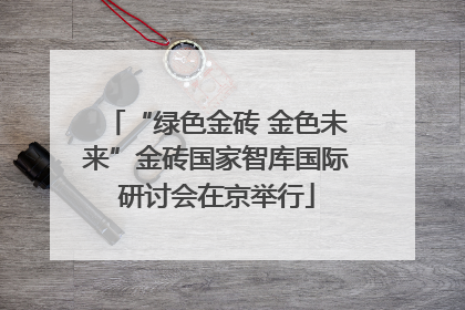“绿色金砖 金色未来”金砖国家智库国际研讨会在京举行