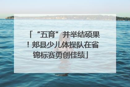 “五育”并举结硕果！郏县少儿体操队在省锦标赛勇创佳绩