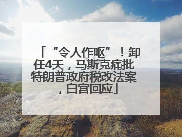 “令人作呕”！卸任4天，马斯克痛批特朗普政府税改法案，白宫回应