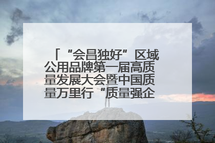 “会昌独好”区域公用品牌第一届高质量发展大会暨中国质量万里行“质量强企•质品行动”进会昌启动仪式成功举办