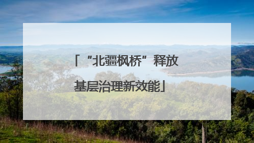 “北疆枫桥”释放基层治理新效能