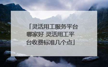 灵活用工服务平台哪家好 灵活用工平台收费标准几个点