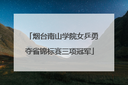 烟台南山学院女乒勇夺省锦标赛三项冠军
