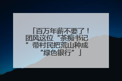 百万年薪不要了！团风这位“茶痴书记”带村民把荒山种成“绿色银行”