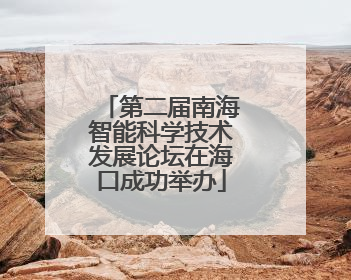 第二届南海智能科学技术发展论坛在海口成功举办
