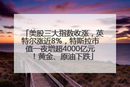 美股三大指数收涨，英特尔涨近8%，特斯拉市值一夜增超4000亿元！黄金、原油下跌