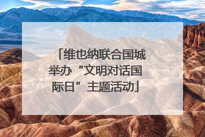 维也纳联合国城举办“文明对话国际日”主题活动