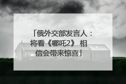 俄外交部发言人：将看《哪吒2》 相信会带来惊喜