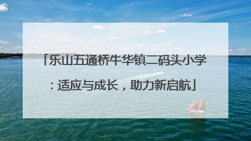 乐山五通桥牛华镇二码头小学：适应与成长，助力新启航
