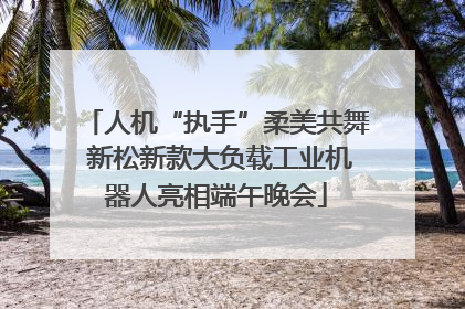 人机“执手”柔美共舞 新松新款大负载工业机器人亮相端午晚会