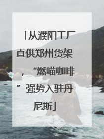从濮阳工厂直供郑州货架，“燃喵咖啡”强势入驻丹尼斯
