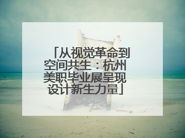 从视觉革命到空间共生：杭州美职毕业展呈现设计新生力量