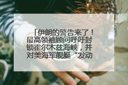 伊朗的警告来了！最高领袖顾问呼吁封锁霍尔木兹海峡，并对美海军舰艇“发动导弹袭击”