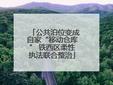 公共泊位变成自家“移动仓库” 铁西区柔性执法联合整治