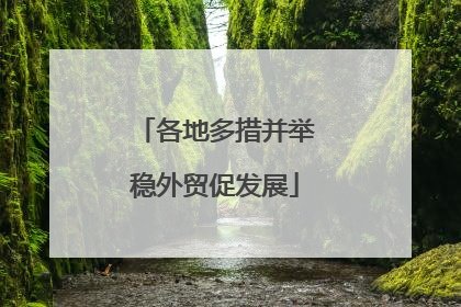 各地多措并举稳外贸促发展
