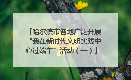 哈尔滨市各地广泛开展“我在新时代文明实践中心过端午”活动（一）