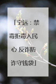 宁远：禁毒拒毒入民心 反诈防诈守钱袋