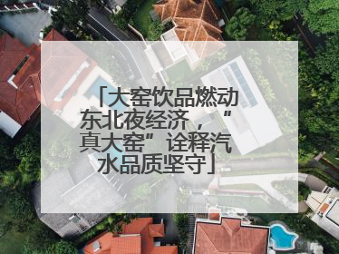 大窑饮品燃动东北夜经济，“真大窑”诠释汽水品质坚守