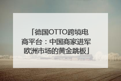 德国OTTO跨境电商平台：中国商家进军欧洲市场的黄金跳板