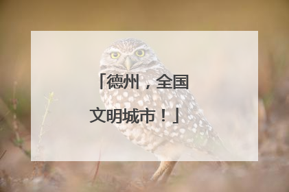 德州，全国文明城市！