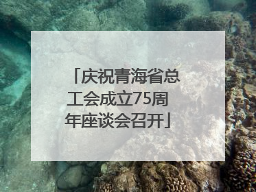 庆祝青海省总工会成立75周年座谈会召开