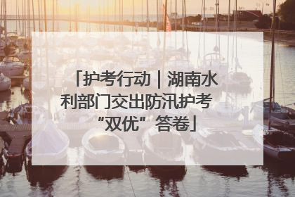 护考行动｜湖南水利部门交出防汛护考“双优”答卷