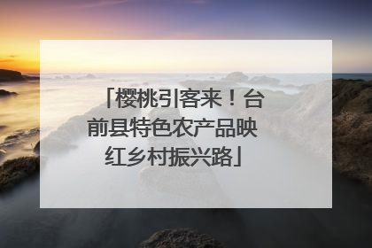 樱桃引客来！台前县特色农产品映红乡村振兴路