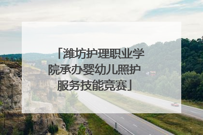 潍坊护理职业学院承办婴幼儿照护服务技能竞赛