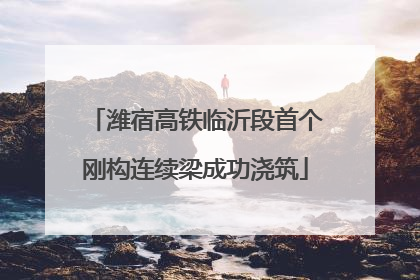 潍宿高铁临沂段首个刚构连续梁成功浇筑