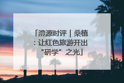 澧源时评｜桑植：让红色旅游开出“研学”之光