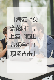 海淀“莫奈花园”，上演“稻田音乐会”！现场直击