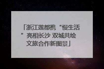 浙江莲都携“慢生活”亮相长沙 双城共绘文旅合作新图景