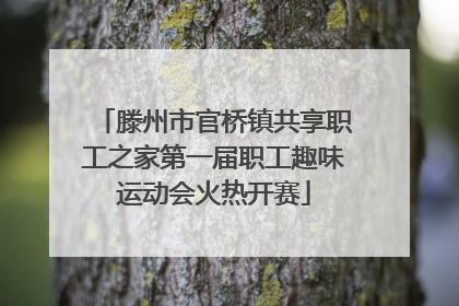滕州市官桥镇共享职工之家第一届职工趣味运动会火热开赛