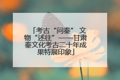 考古“问秦” 文物“述往”——甘肃秦文化考古二十年成果特展印象