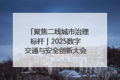 聚焦二线城市治理标杆｜2025数字交通与安全创新大会在保定隆重开幕