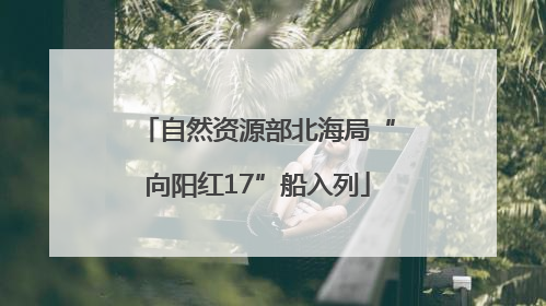自然资源部北海局“向阳红17”船入列