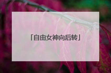 自由女神向后转