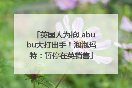 英国人为抢Labubu大打出手！泡泡玛特：暂停在英销售