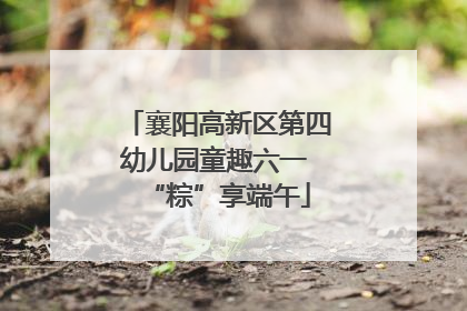 襄阳高新区第四幼儿园童趣六一 “粽”享端午