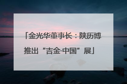 金光华董事长：陕历博推出“吉金·中国”展