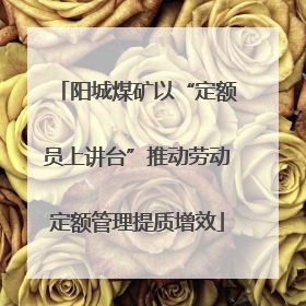 阳城煤矿以“定额员上讲台”推动劳动定额管理提质增效
