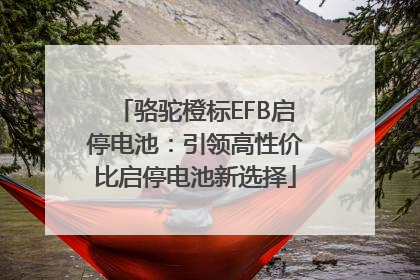 骆驼橙标EFB启停电池：引领高性价比启停电池新选择