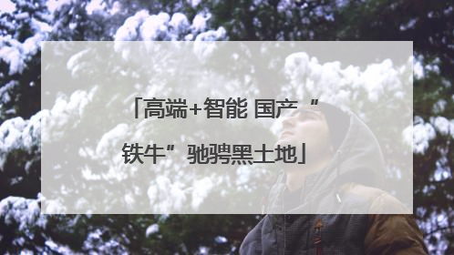 高端+智能 国产“铁牛”驰骋黑土地