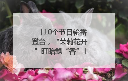 10个节目轮番登台，“茉莉花开”盱眙飘“香”