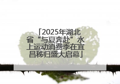 2025年湖北省“与夏奔赴”水上运动消费季在宜昌秭归盛大启幕
