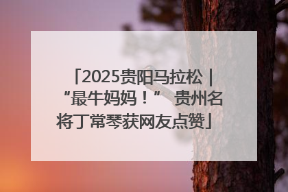 2025贵阳马拉松｜“最牛妈妈！” 贵州名将丁常琴获网友点赞