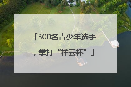 300名青少年选手，拳打“祥云杯”